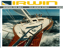 Tablet Screenshot of irwinyachts.com